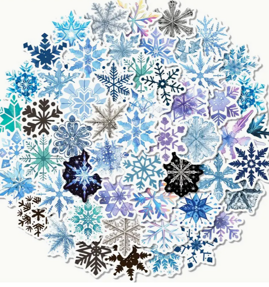 Winter Snowflake Sticker Set